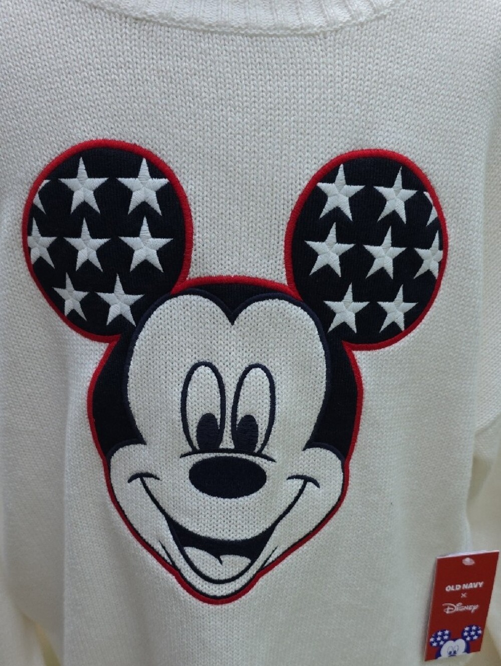 Disney x Old Navy Collab Mickey Star-Ears Crewneck Sweater - Picture 2 of 7
